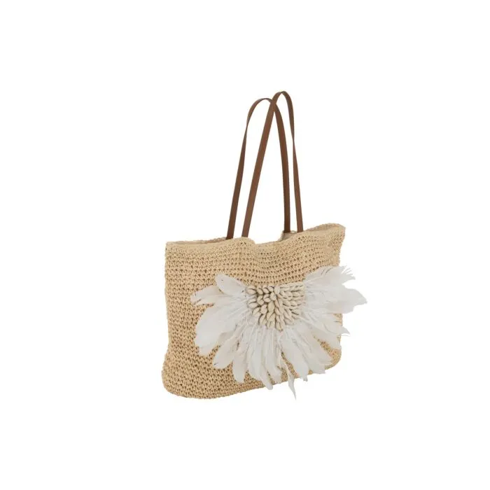 Zoméria, sac de plage, papier écologique beige