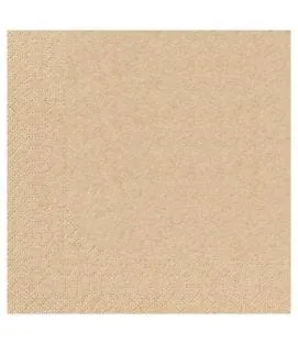 Serviette kraft ouate de cellulose 30x30 cm Essentials Collection (200 pièces)
