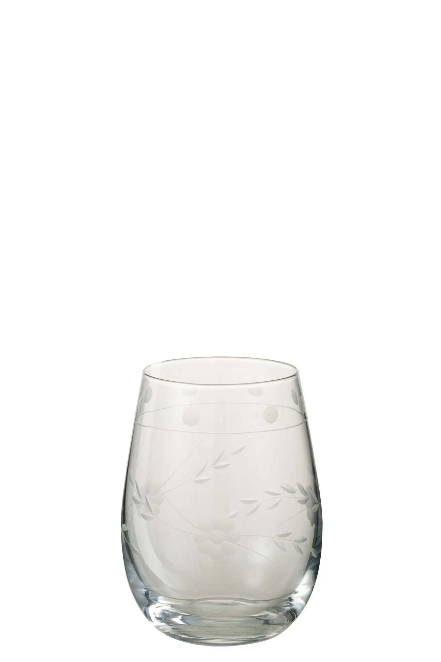 Verre a eau grave verre transparent