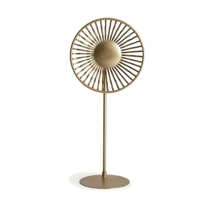 Zug, lampadaire art déco, doré