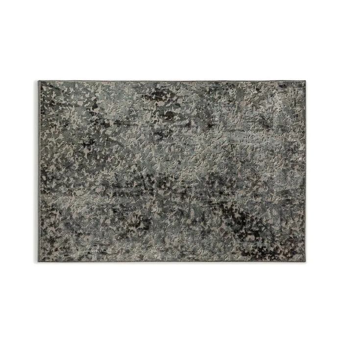 Tekla, tapis classique, nuances de gris