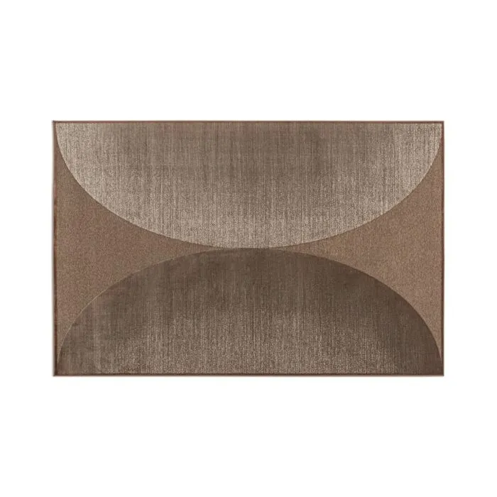 Akbar, tapis classique, marron