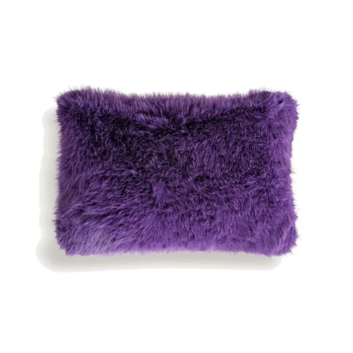 Tropez, coussin contemporain, violet