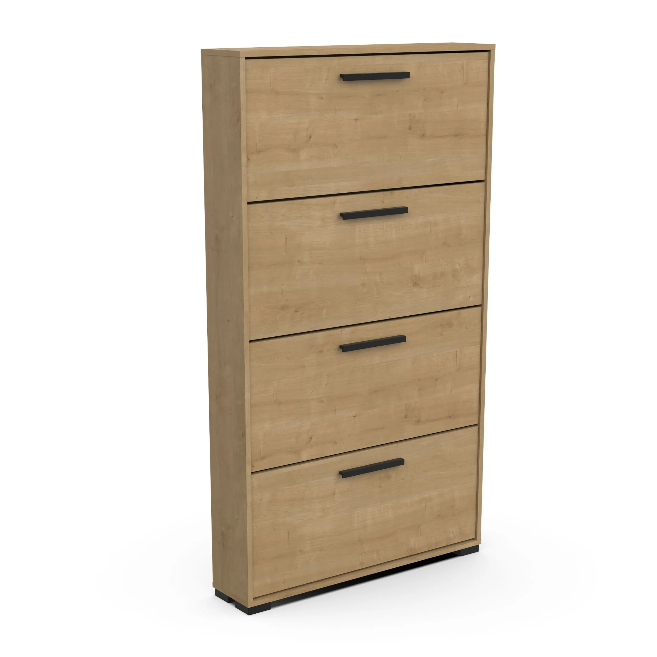 Armoire à chaussures Izzy | 80,8 x 17,8 x 151,7 cm | Marron