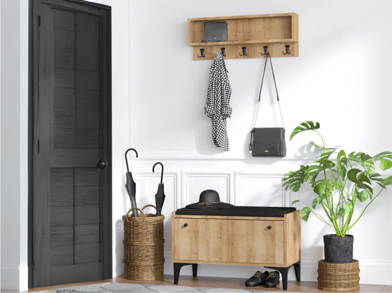 Vestiaire LIPALOUSA 2 portes chêne