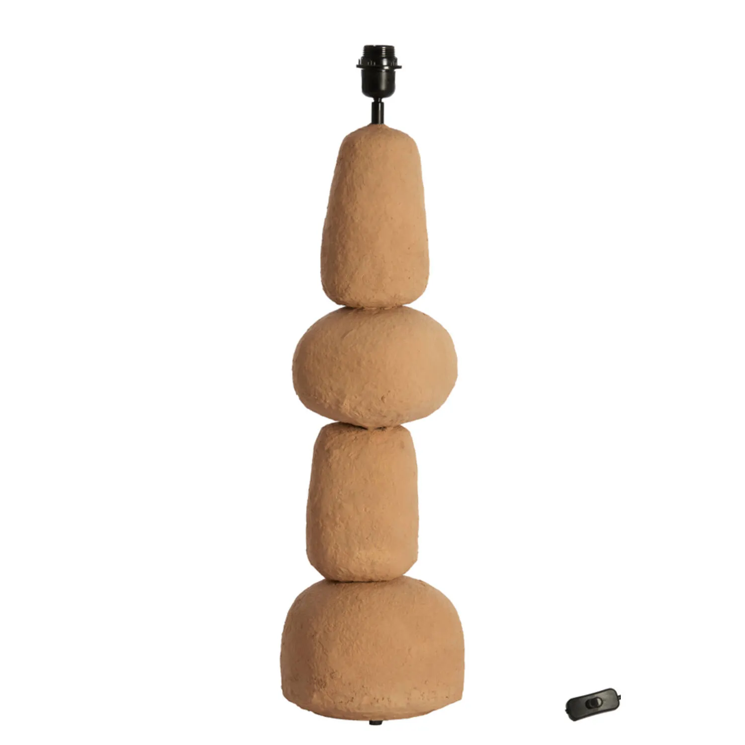 Socle de lampe en pierre marron Light & Living Marree – H. 72 cm