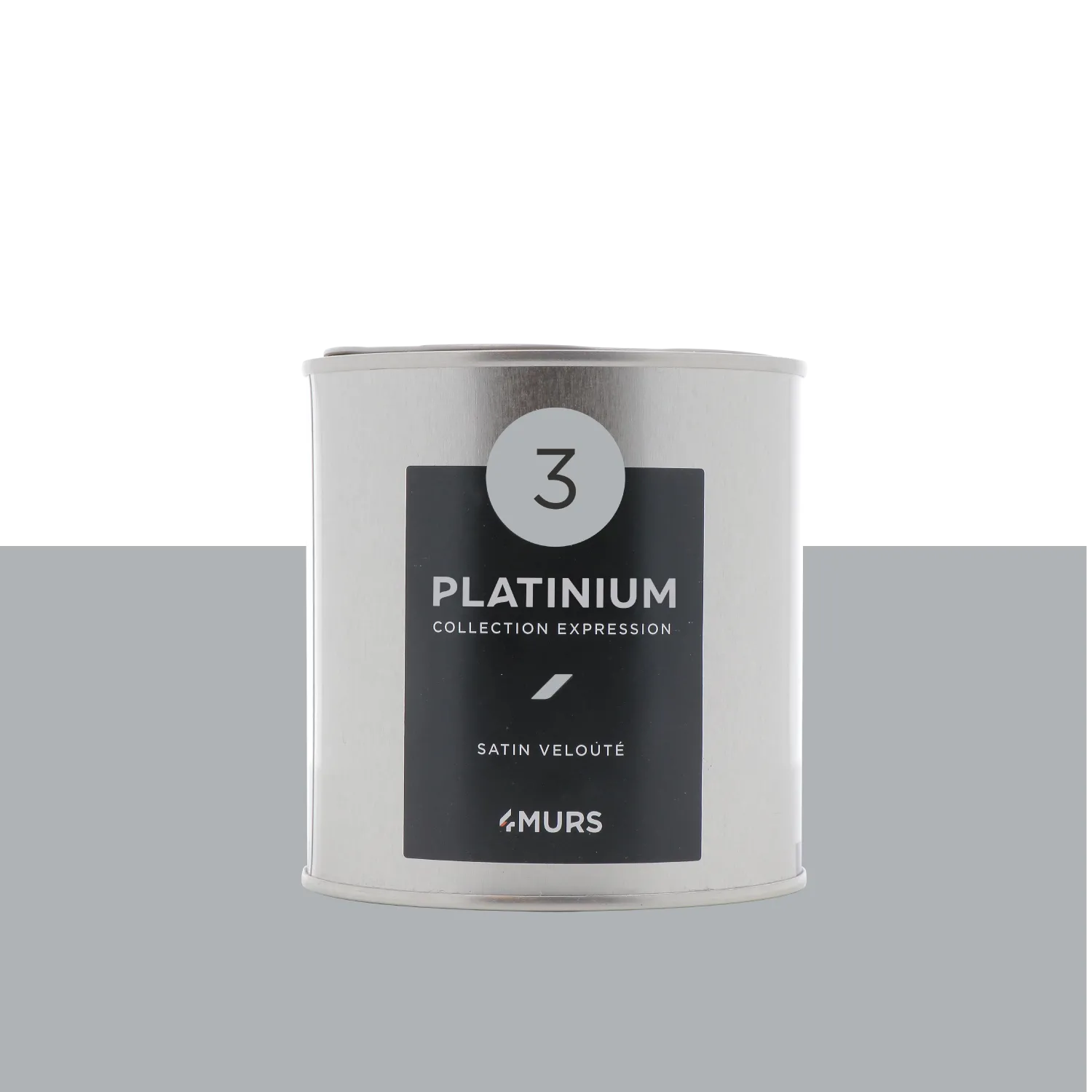 Expression Peinture Finition Peinture platinium Satiné 0,5 L - 4MURS