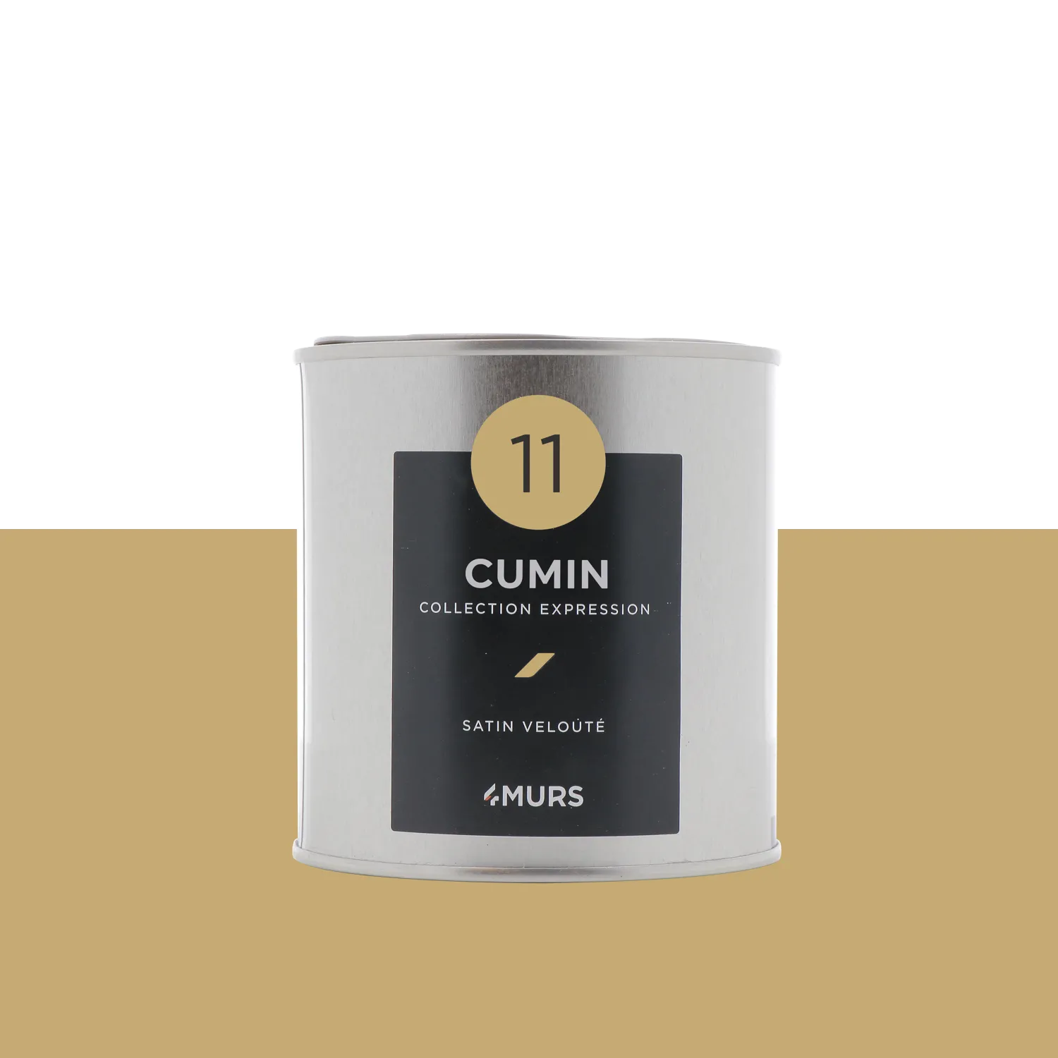 Expression Peinture Finition Peinture cumin Satiné 0,5 L - 4MURS