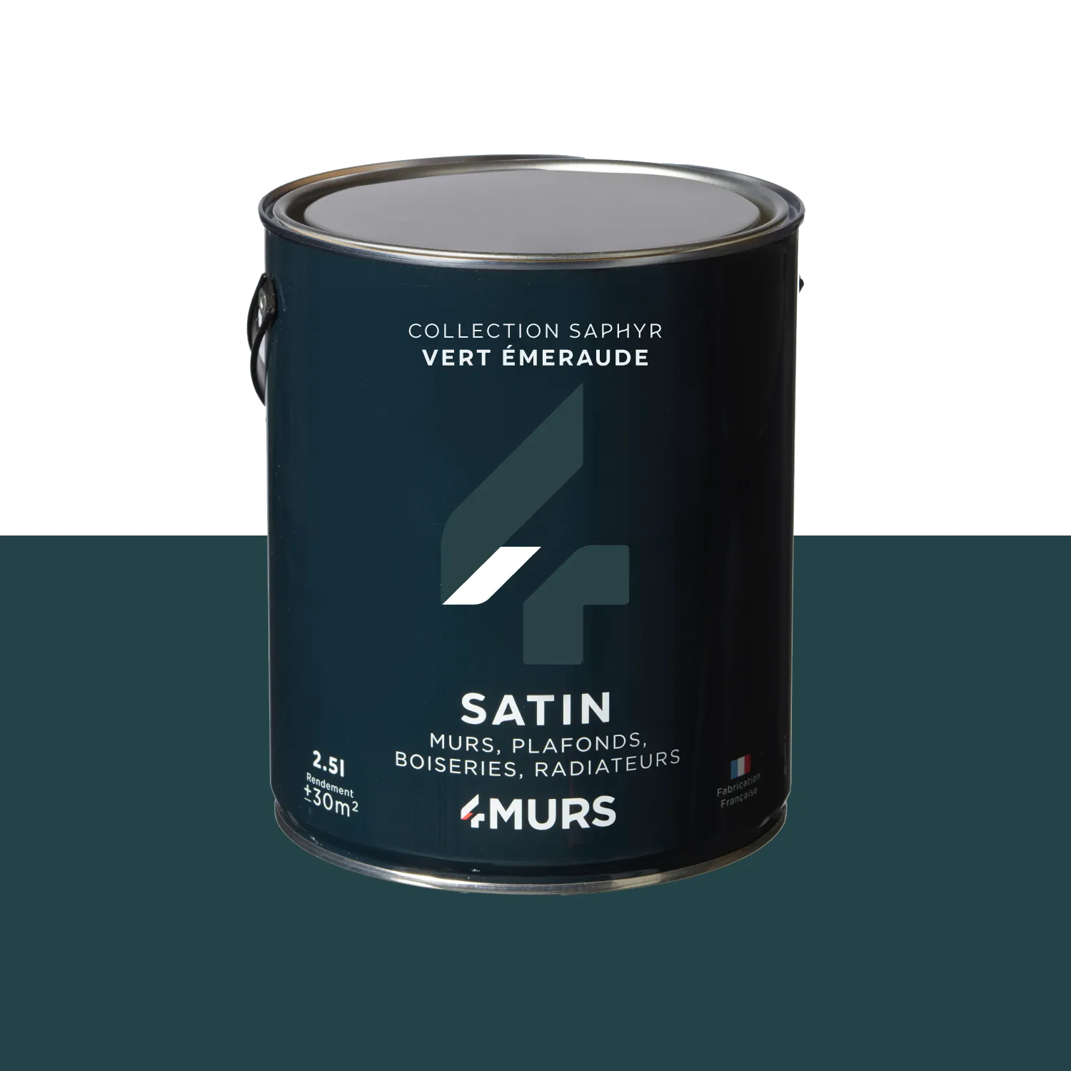 Saphyr Peinture Multi-supports Peinture vert émeraude Satiné - 4MURS