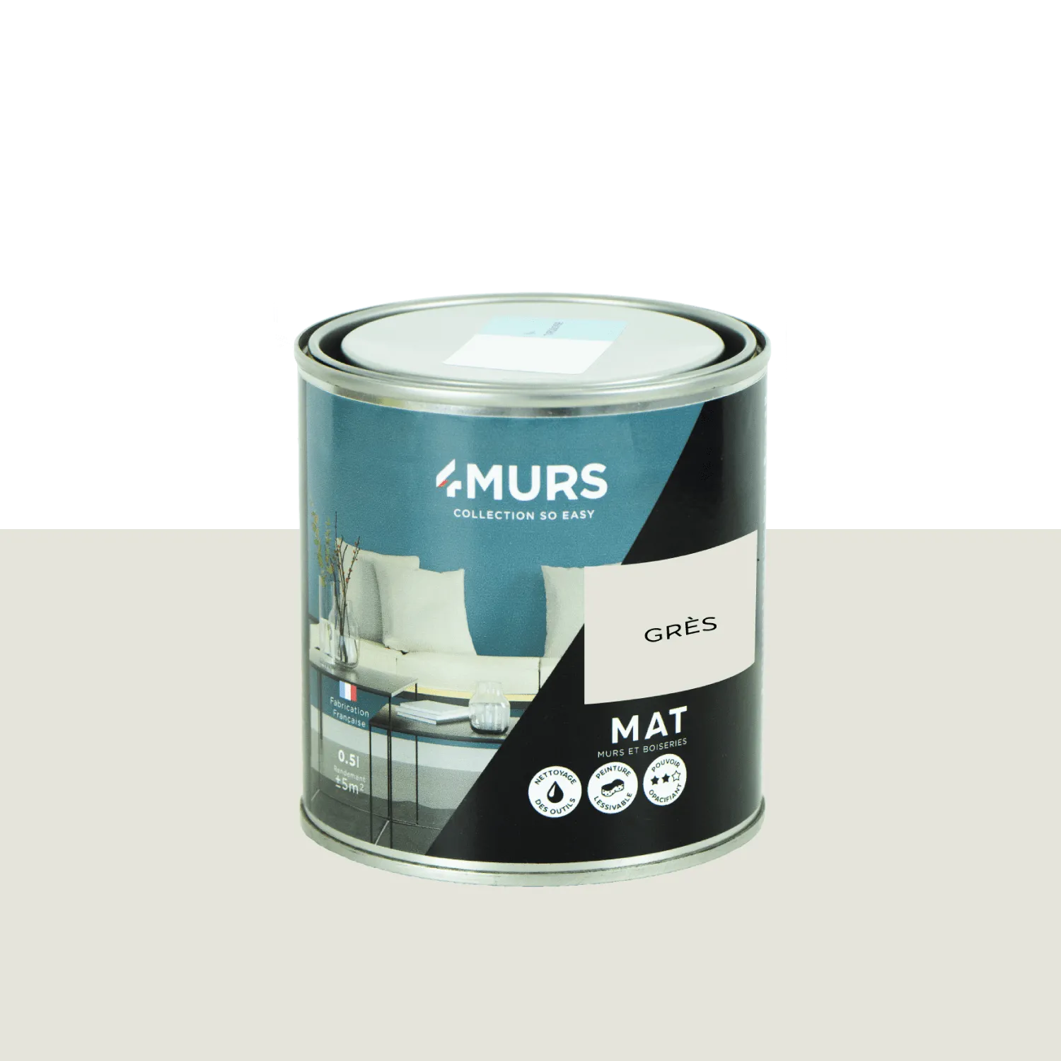 So Easy Peinture Finition Peinture grès Mat 0,5 L - 4MURS
