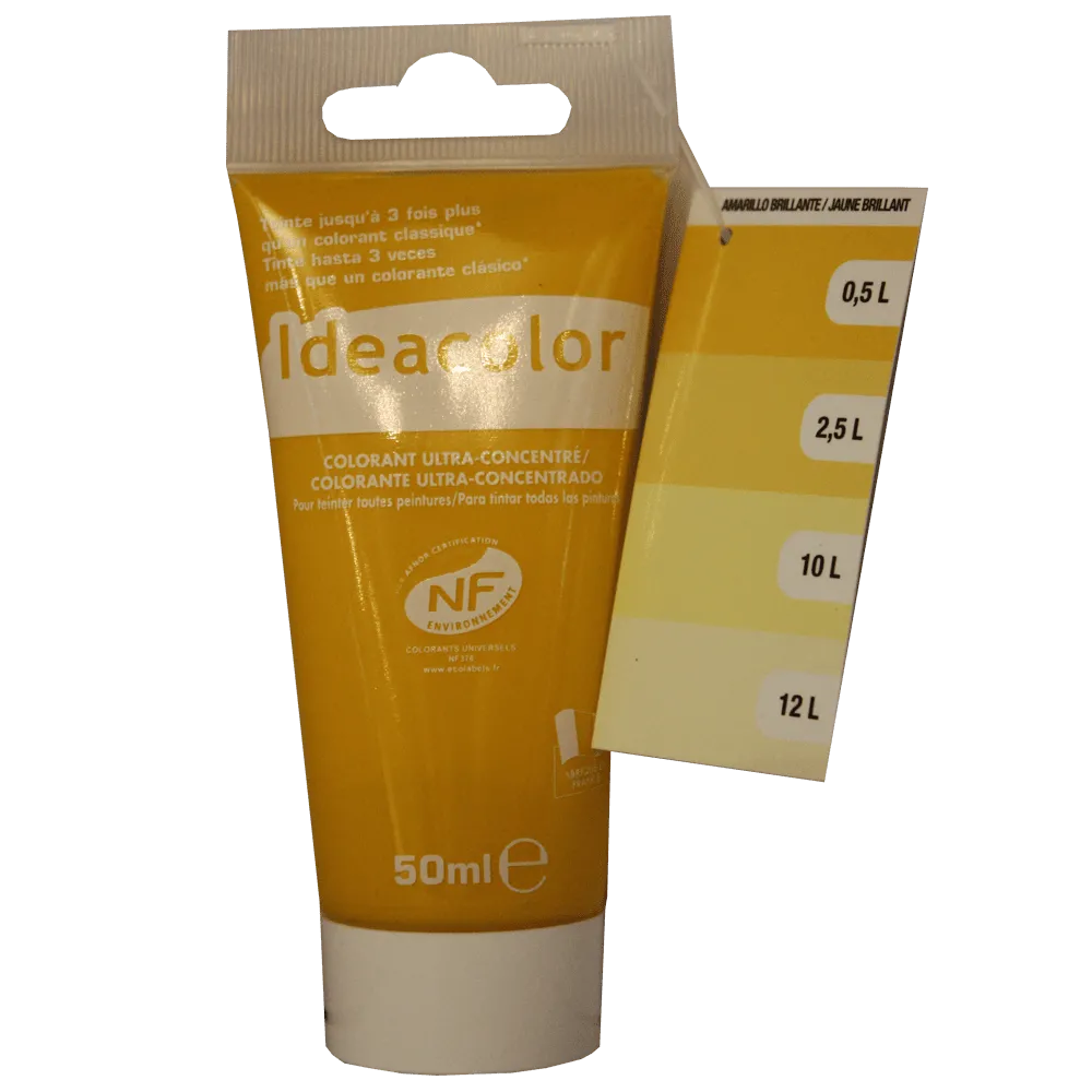 Richard Peinture Dosette COLORANT Peinture jaune brillant 0,05 L