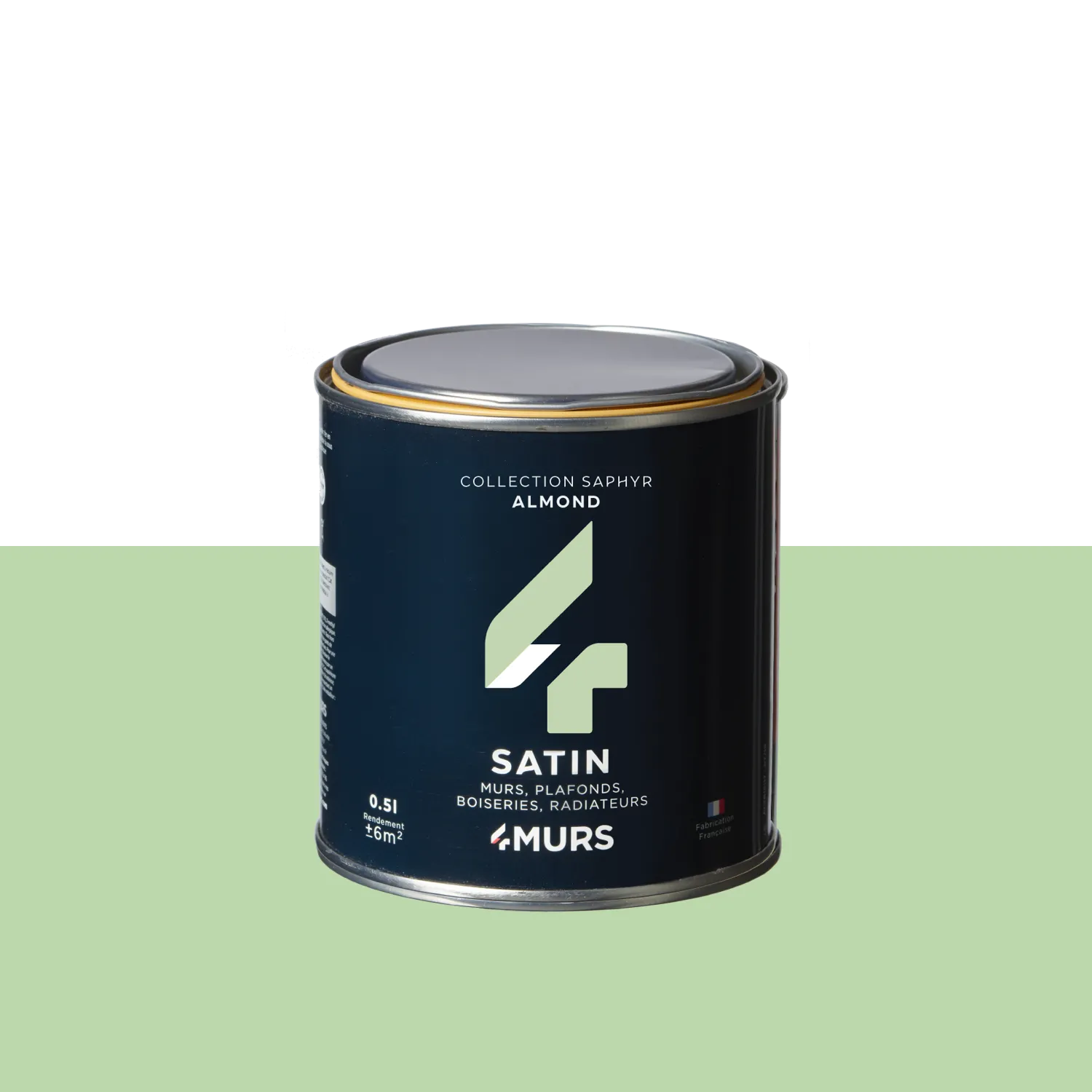Saphyr Peinture Finition Peinture almond Satiné 0,5 L - 4MURS