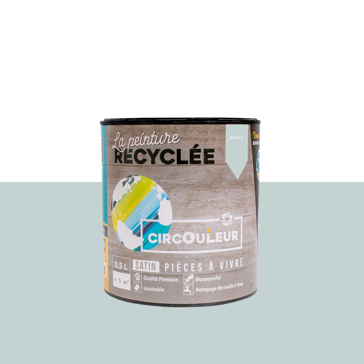 CIRCOULEUR Peinture Peinture argile Satiné 0,5 L - 4MURS