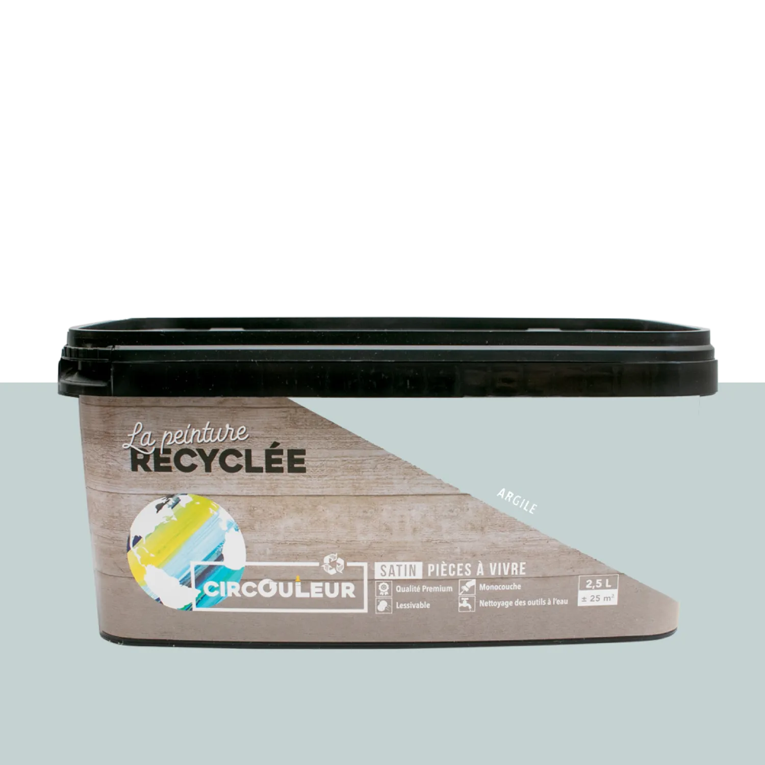 CIRCOULEUR Peinture Peinture argile Satiné 2,5 L - 4MURS