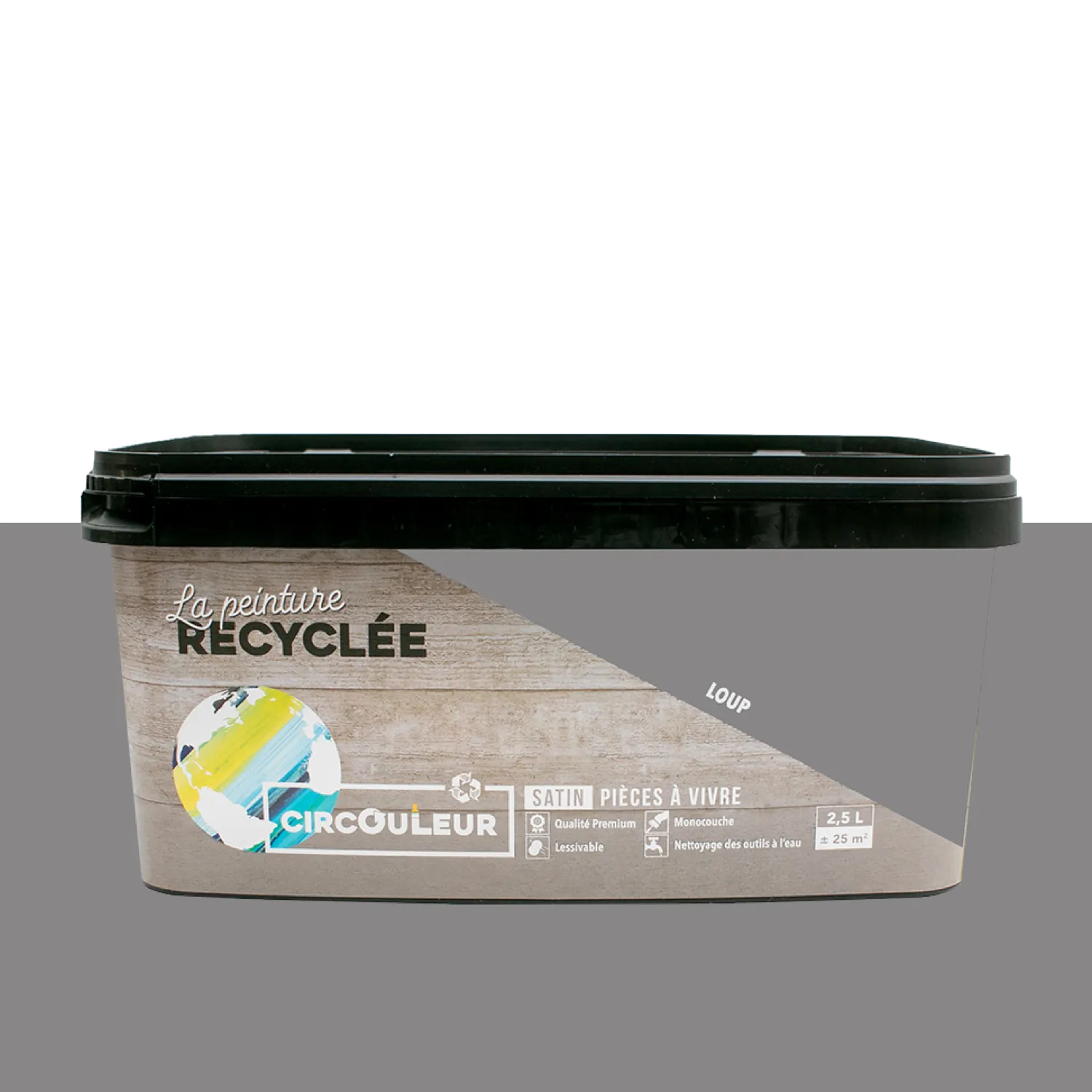 CIRCOULEUR Peinture Peinture loup Satiné 2,5 L - 4MURS