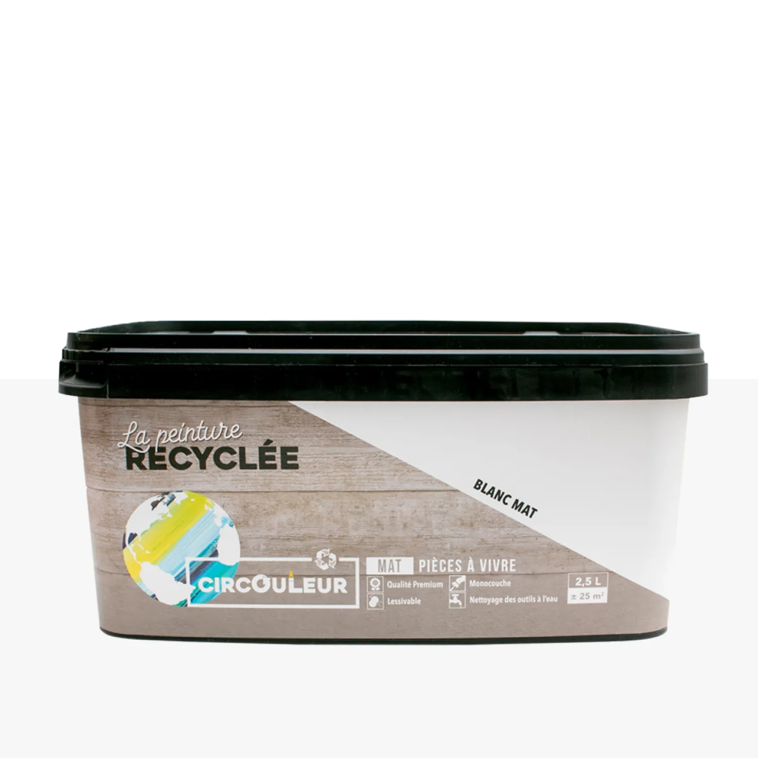 CIRCOULEUR Peinture Peinture blanc Mat 2,5 L - 4MURS