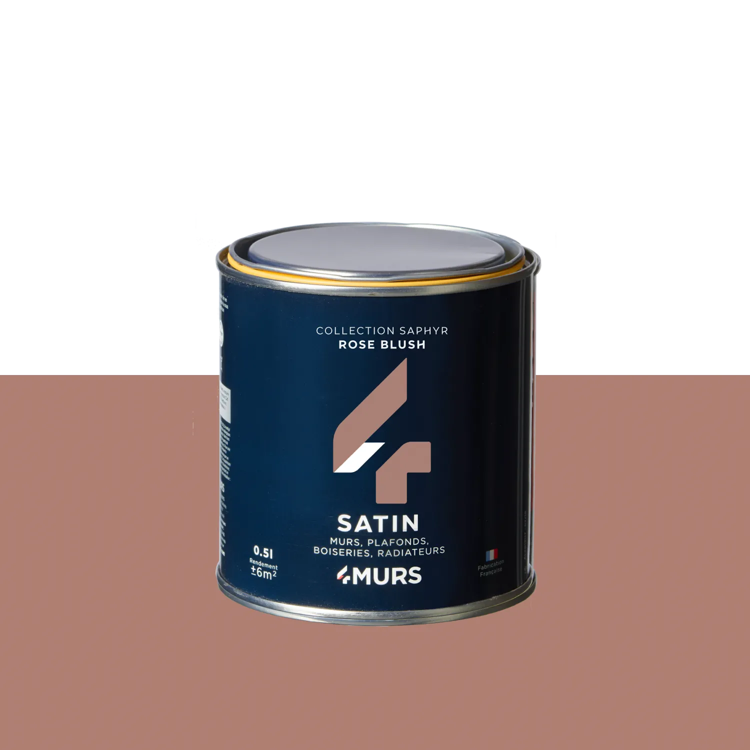 Saphyr Peinture Finition Peinture rose blush Satiné 0,5 L - 4MURS