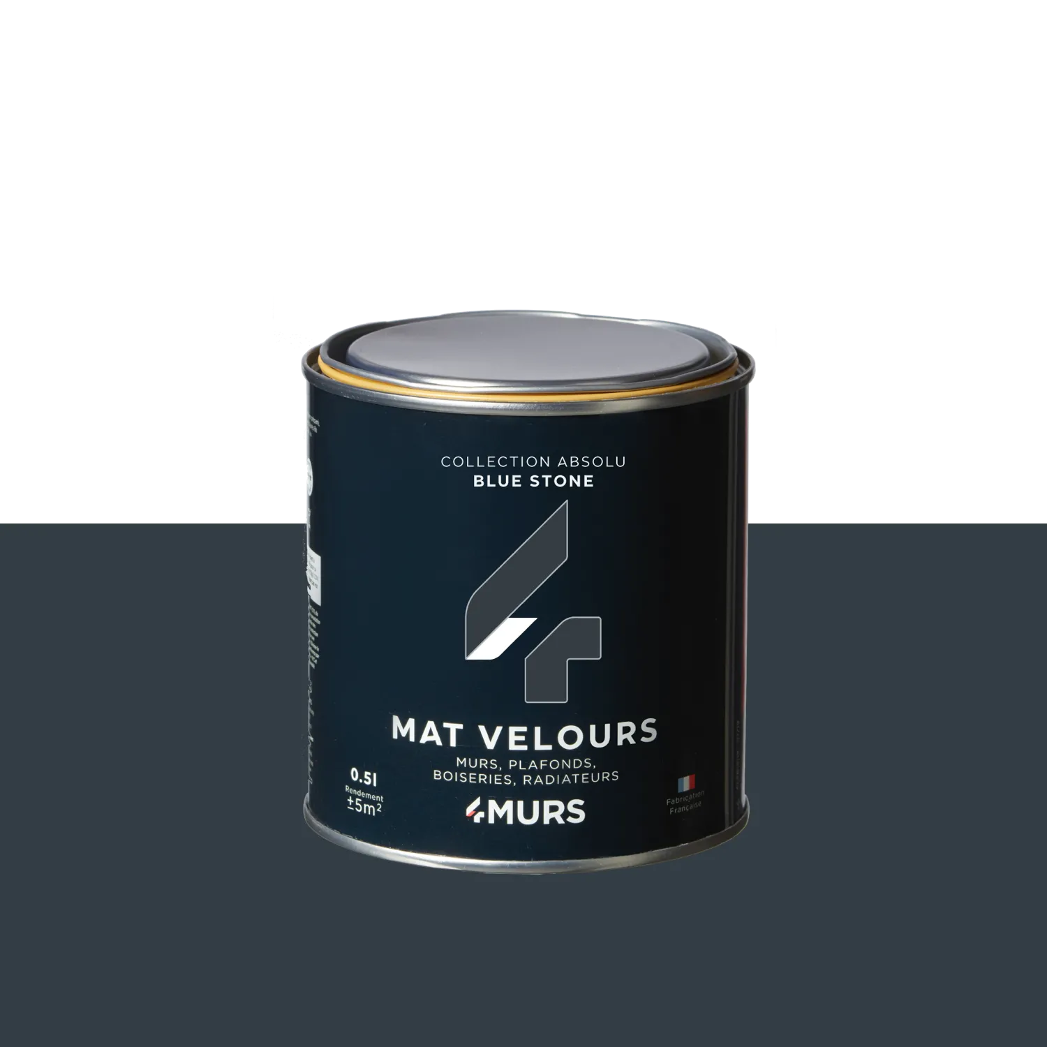 Absolu Peinture Finition Peinture blue stone 0,5 L - 4MURS