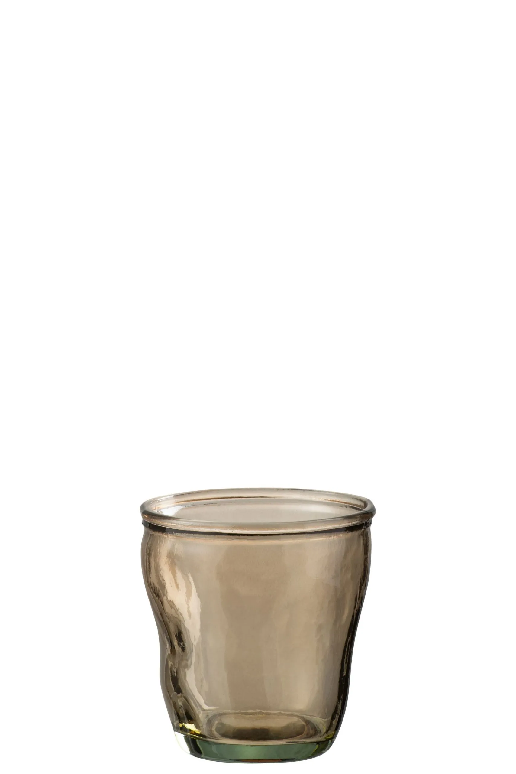 Verre irregulier verre marron clair