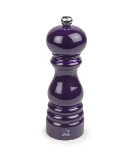 Moulin poivre rond aubergine Ø 5 cm 18x5,9x5,9 cm Paris Rama Peugeot Saveurs