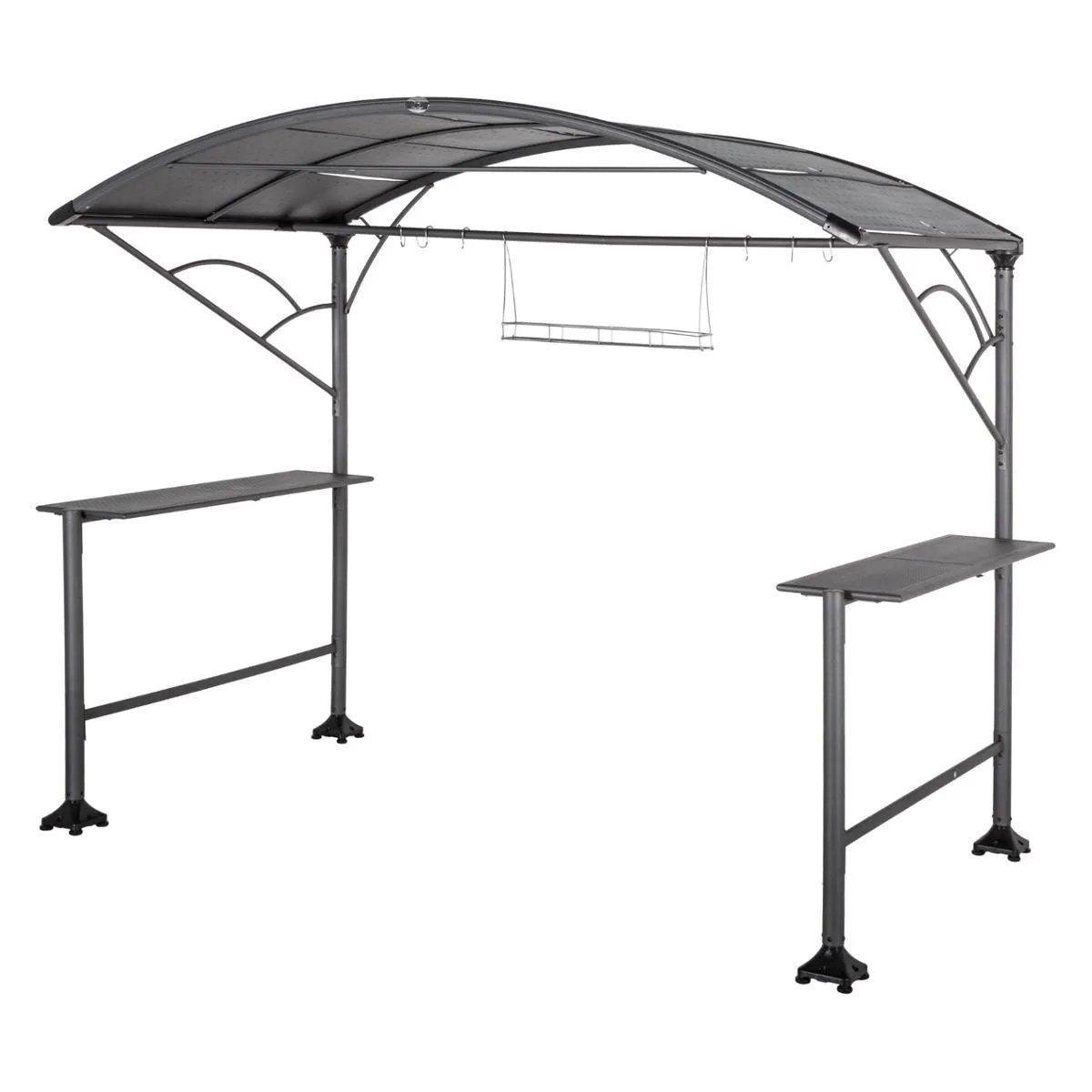 ABRI BARBECUE NEIBA 2.96X1.5M GRAPHITE