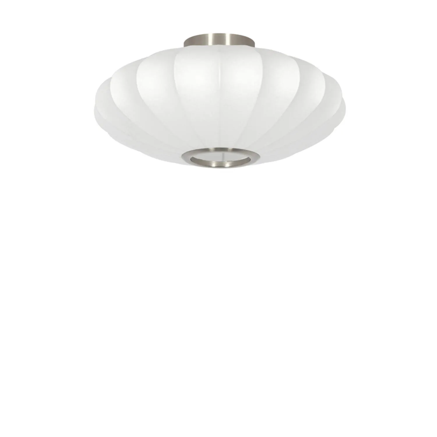 Plafonnier ovale avec abat-jour blanc Light & Living Fay – l. 40 cm