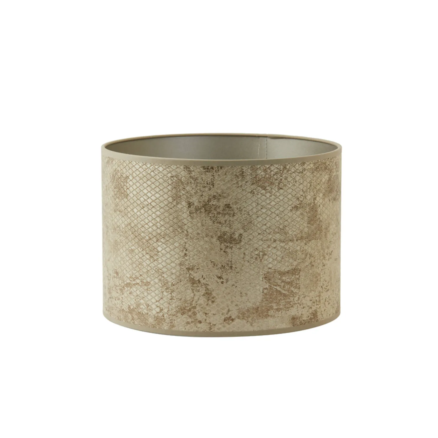 Abat-jour cylindrique doré pour l’ambiance Light & Living Novita – Ø 30 cm