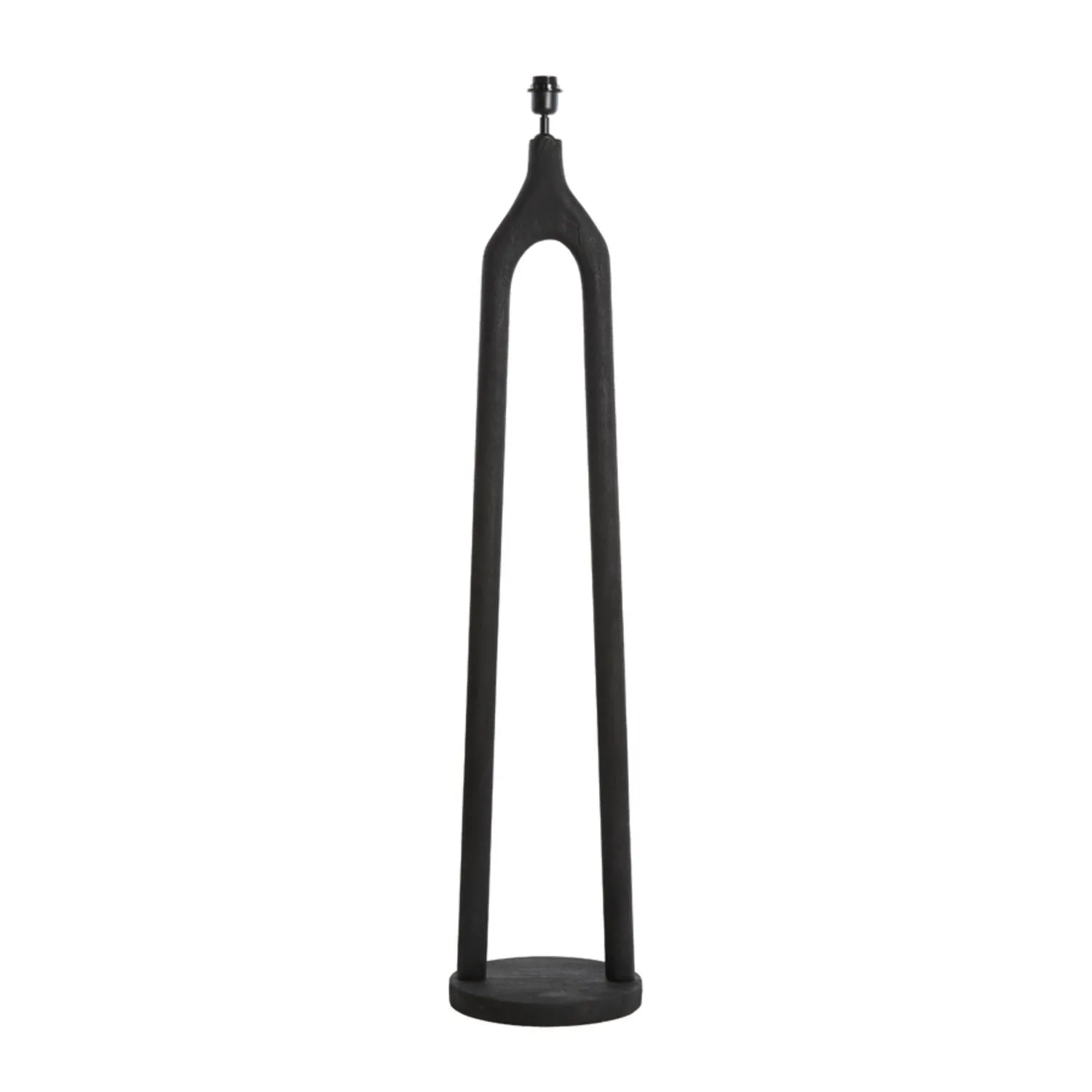 Piedestal de lampe noire design moderne Light & Living Xitta – H. 135 cm