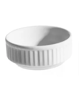 Coupelle rond blanc porcelaine culinaire Ø 7 cm Plisse Pillivuyt