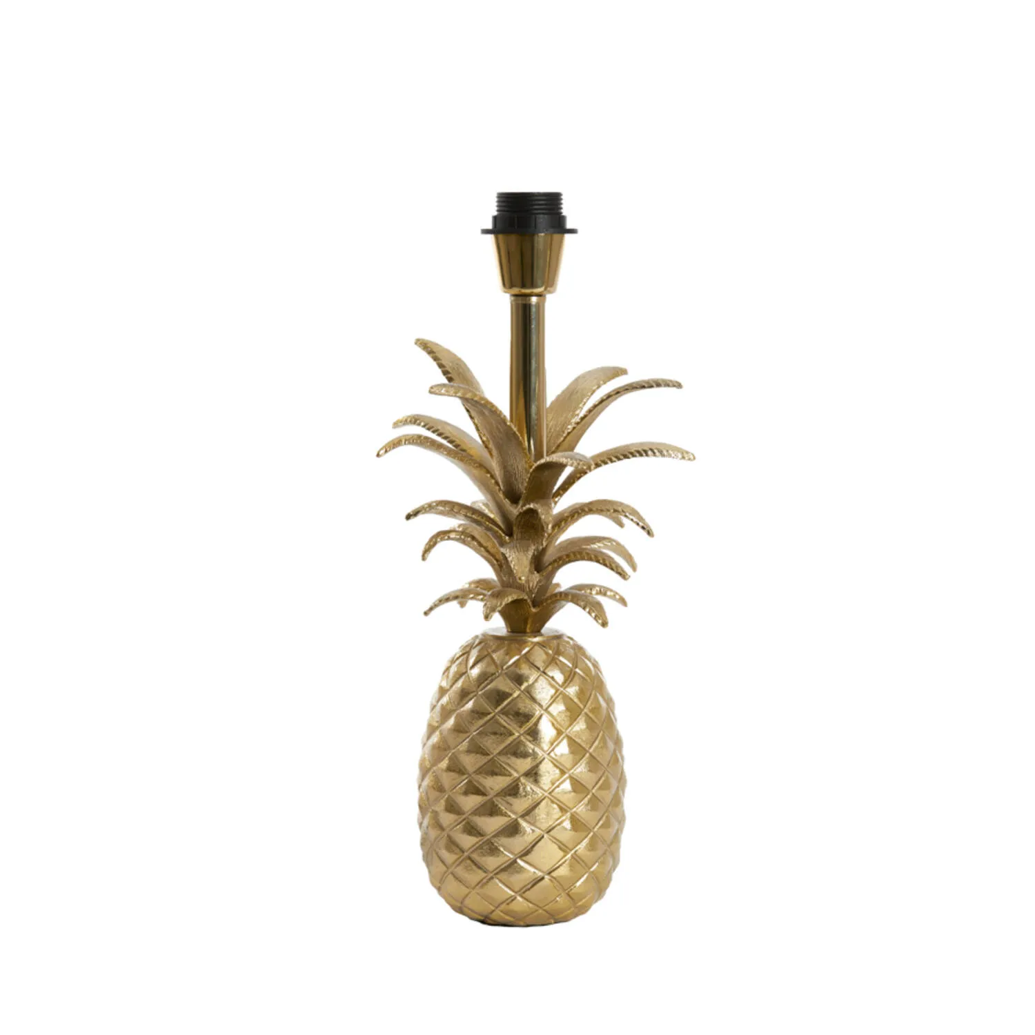 Piedestal de lampe en design d’ananas doré Light & Living Pineapple – H. 37 cm