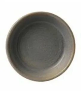 Assiette à tapas rond gris porcelaine Ø 11,8 cm Evo Granite Dudson