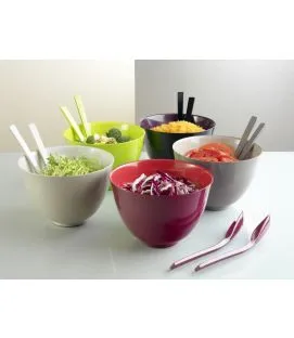 Saladier rond beige mélamine Ø 30 cm Vestah Platex