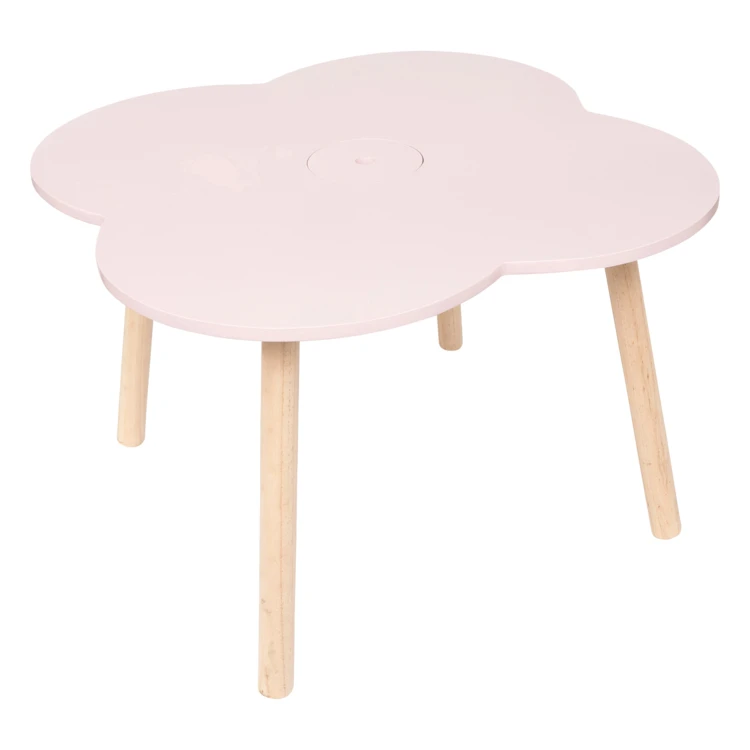 Table enfant en forme de fleur