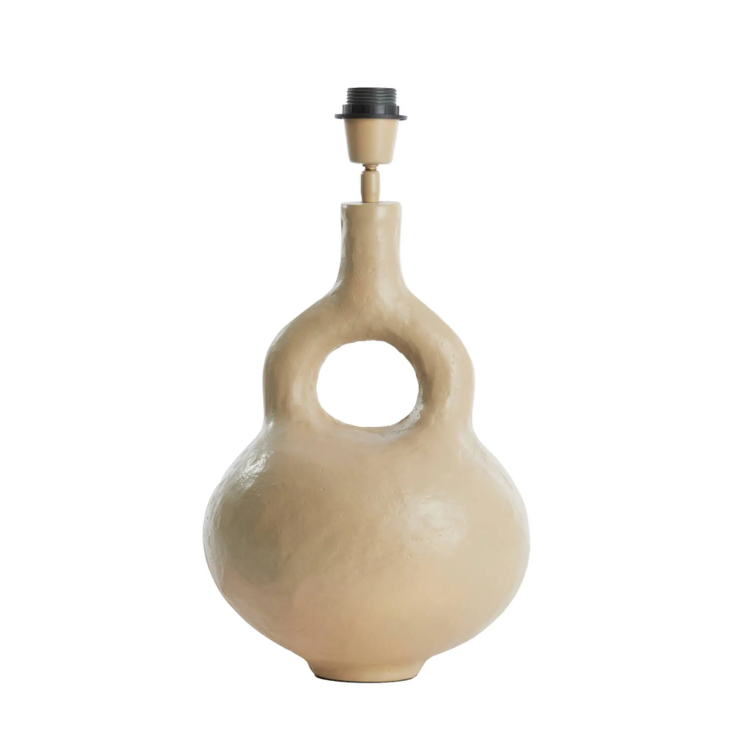 Piedestal de lampe beige et rond Light & Living Imola – H. 37 cm