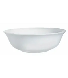 Saladier rond blanc verre opal Ø 16 cm Restaurant Arcoroc