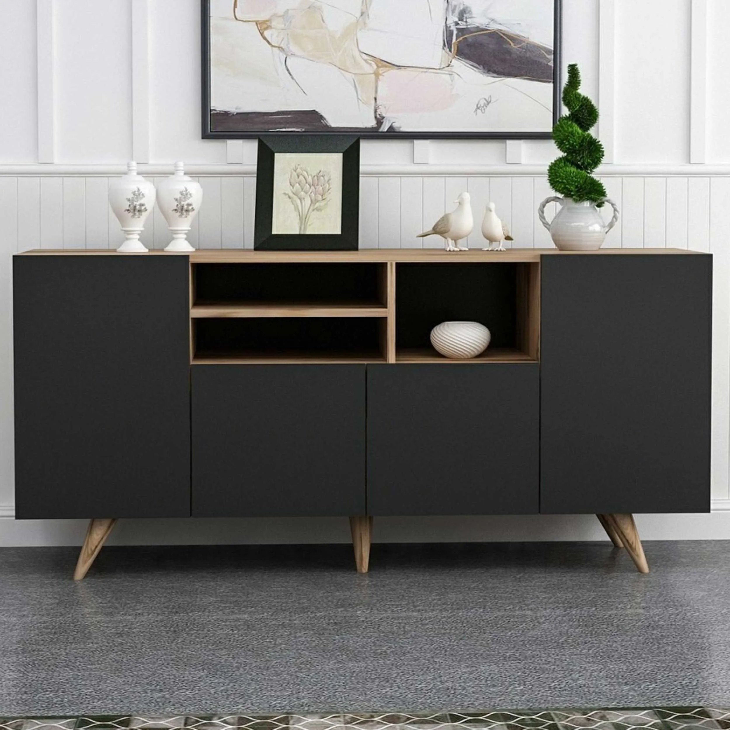 18mm Woody Fashion Console | Walnut Black