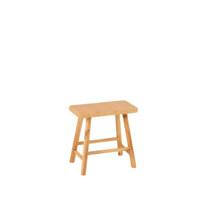 Zanara, tabouret en rotin, beige naturel