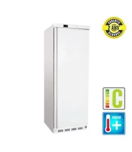 Armoire réfrigérée 1 porte blanc froid positif 600 L 3 grilles Proinox
