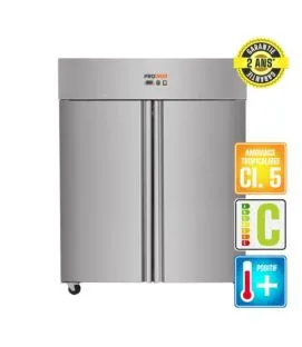 Armoire réfrigérée 2 portes froid positif 1400 L 3 grilles Proinox