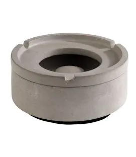 Cendrier gris béton Ø 10,5 cm 5 cm Element Aps