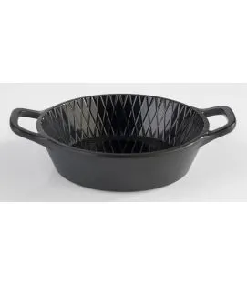 Bol cocotte mélamine noir Ø 8,5 cm 2,5 cm 7 cl Mini Aps