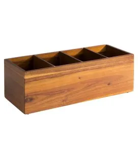 Range couverts acacia 36x14x12,5 cm Woody Aps