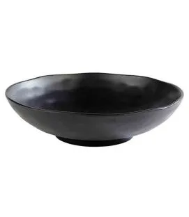 Saladier mélamine noir Ø 31 cm 8,5 cm 2,5 L Zen Aps