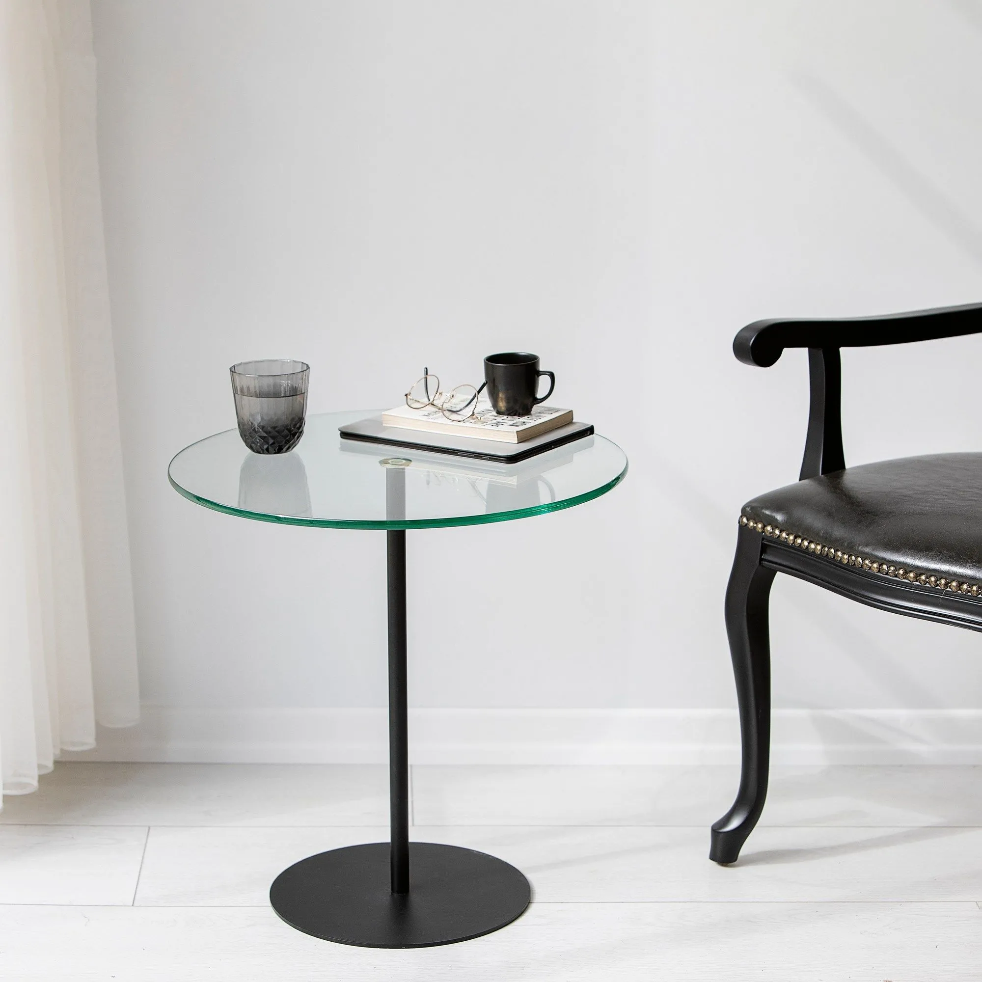 Chill Table d'appoint | Structure métallique | Noir