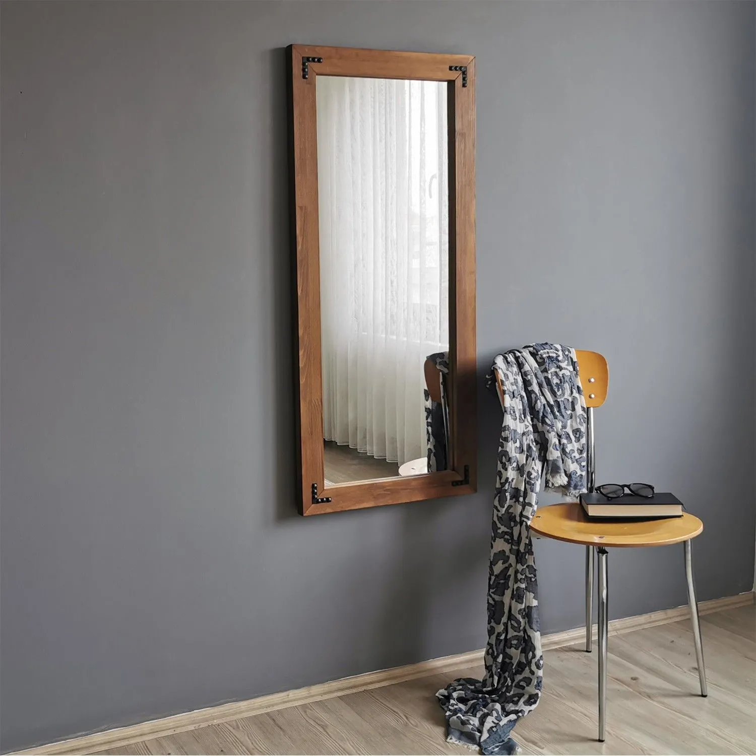 511 Miroir | BOIS DE PIN | Noyer