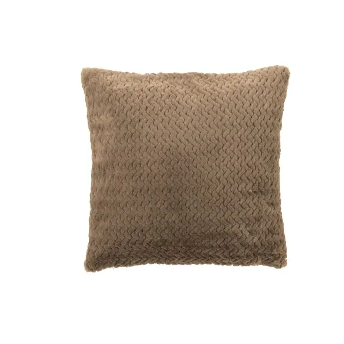 Tundra, coussin décoratif, polyester marron foncé