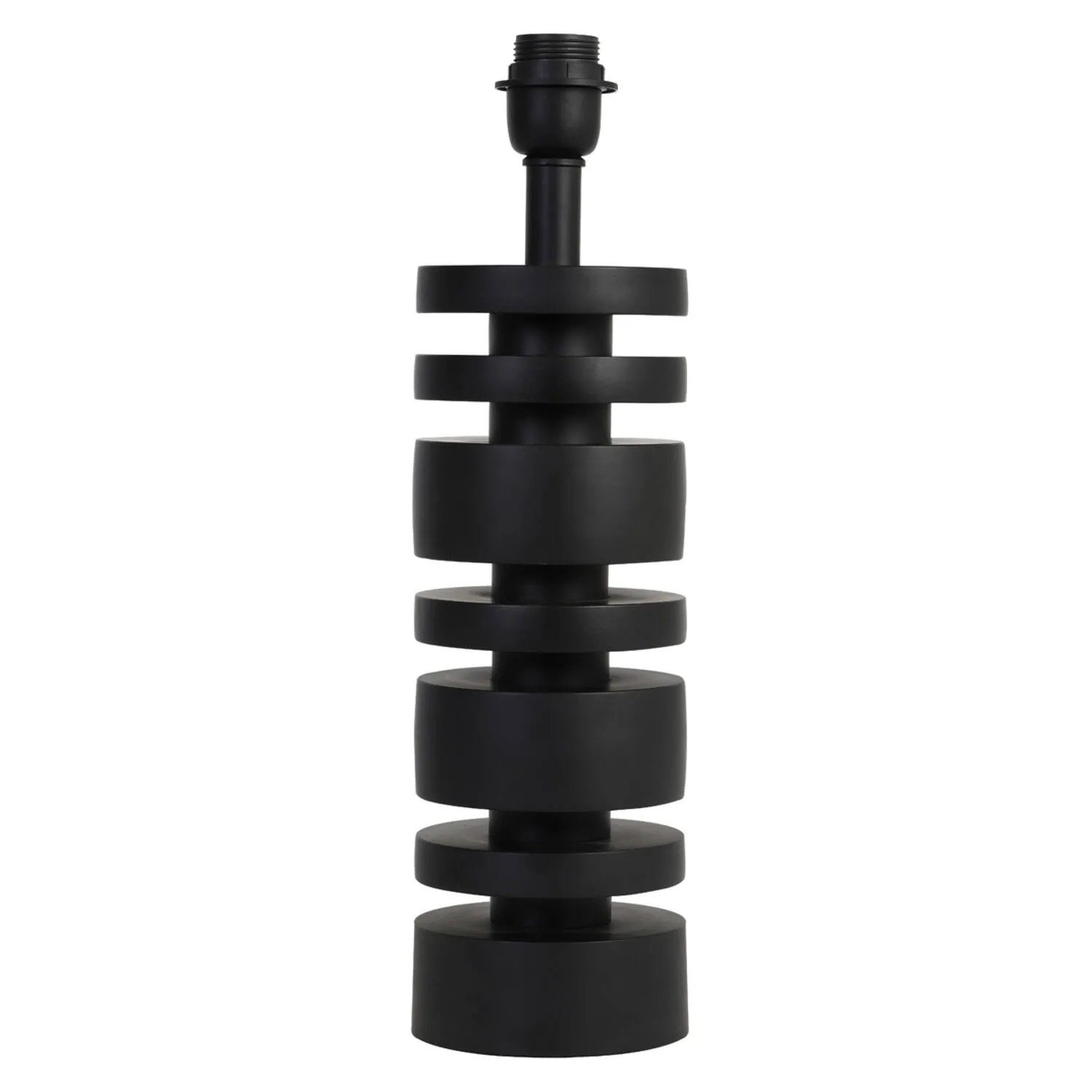 Base de lampe noire moderne avec style Light & Living Desley – H. 40 cm