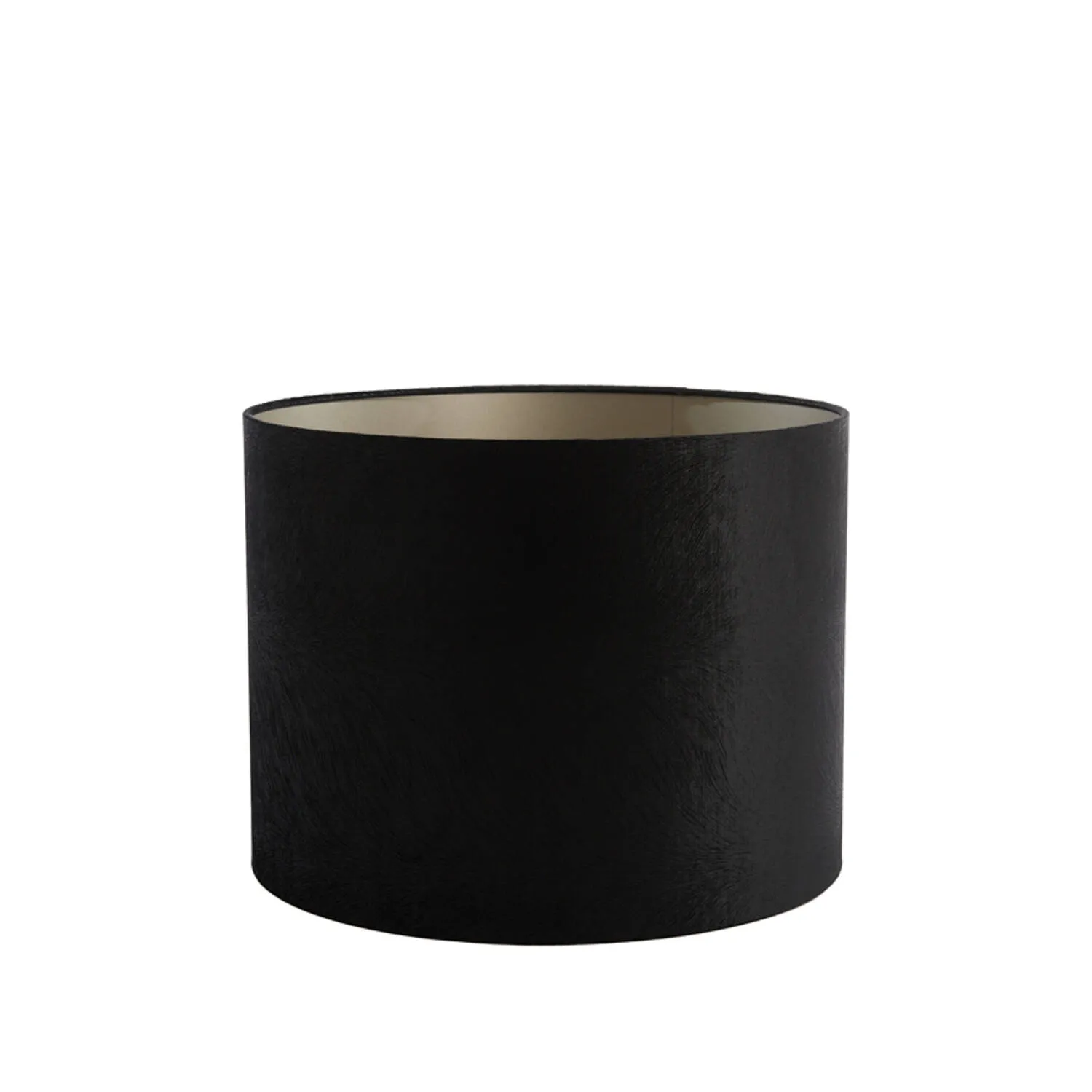 Abat-jour cylindrique noir pour l’ambiance Light & Living Lubis – Ø 50 cm