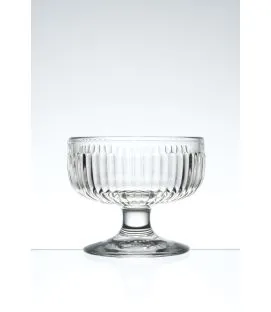 Coupe à dessert transparent verre pressé Ø 10 cm Tahiti La Rochere