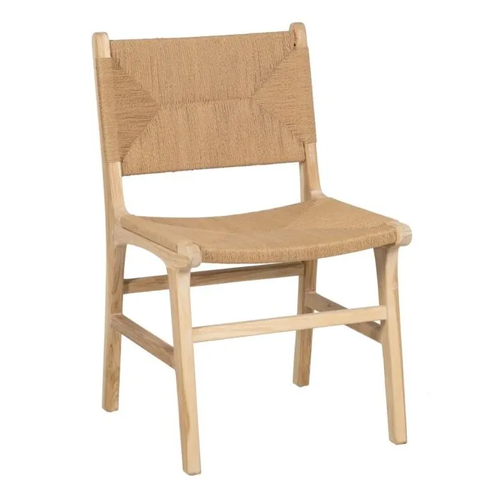 Yves, chaise classique, naturel